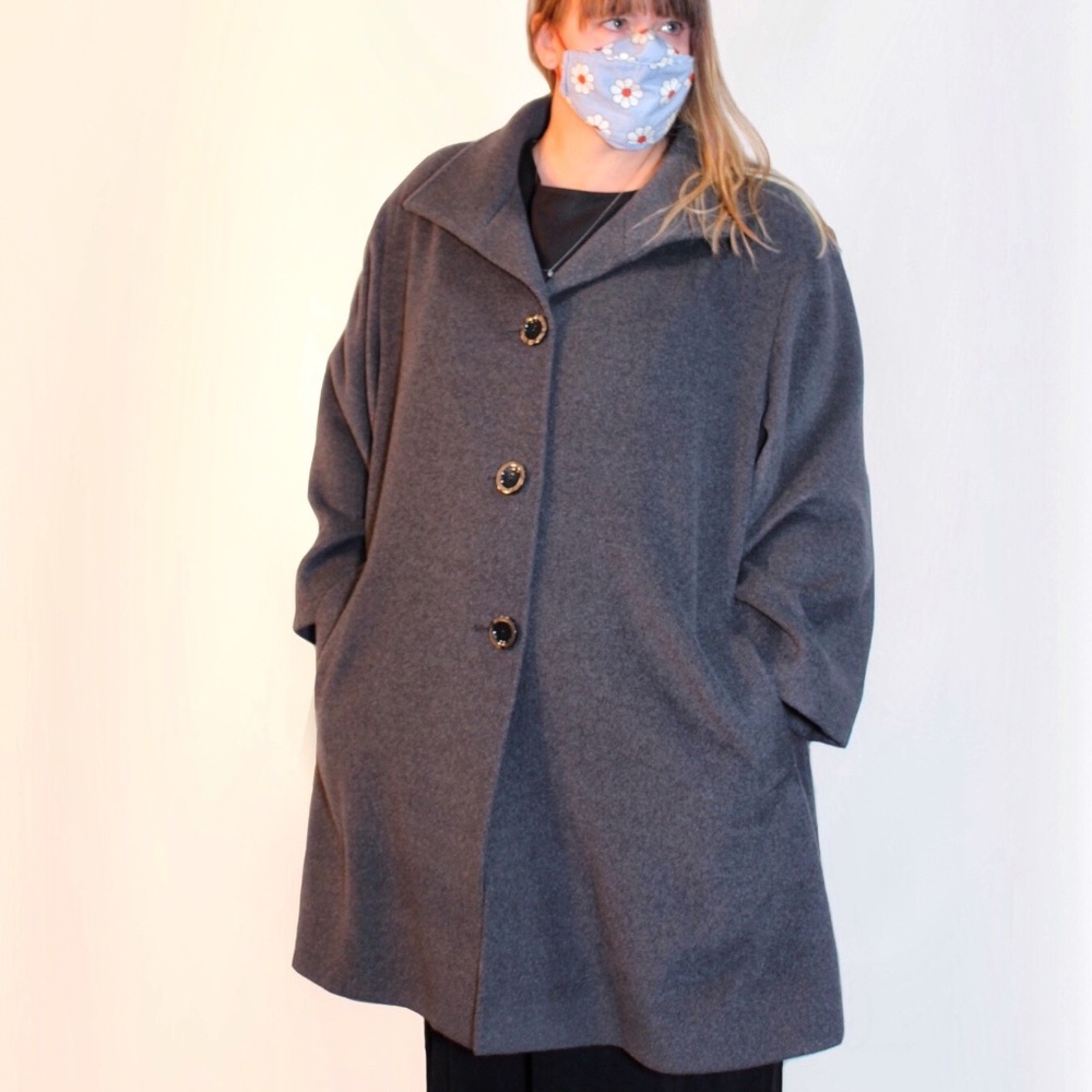 luxurious size 24 Cinzia Rocca Wool Coat